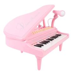 Teclado de Piano Infantil, Piano de Teclado Eletrônico de 31 Teclas Com Microfone, Brinquedo de Instrumento Educacional de Música Portátil para 3+ Meninas e Meninos, Iniciantes