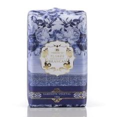Sabonete Vegetal em Barra Flores Brancas Madressenza 180g