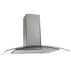 Coifa de Parede cvc Slim Inox Vidro Curvo Duto 90cm Nardelli