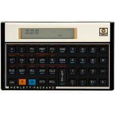 Calculadora Financeira HP12C Gold, 120 Funções, Visor LCD, RPN e ALG