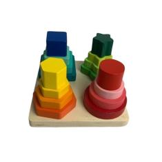 Brinquedo Educativo De Madeira Placa De Seleção Formas - CRB