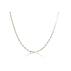 Colar Cumprido Com Mini Elos Folheado Em Ouro 18k