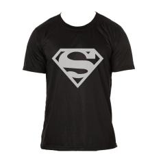 Camiseta Super Homem Infantil Juvenil Preta