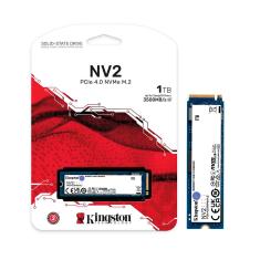 SSD 1TB Kingston NV2, M.2 2280, NVMe PCIe 4.0 x4, Leitura 3500MB/s, Gravação 2100MB/s - SNV2S/1000G
