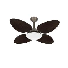 Ventilador de Teto Silencioso 4 Pás Trevo Bronze Ventax 110V