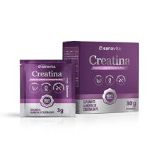 Sanavita Creatina 100% Pura - Monohidratada e Micronizada - Em Sachê