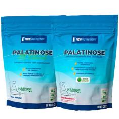 Combo Pré Treino 2 Palatinose 1Kg NewNutrition Isomaltulose Liberação 