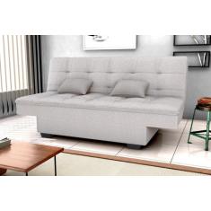 Sofá Cama Esmeralda Prime Bege E413- Matrix - LM DECOR