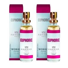Kit 2 Perfume Euphoric Feminino Amakha Paris Bolso Bolsa