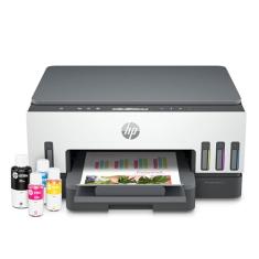 Impressora Multifuncional HP Smart Tank 724 Tanque de Tinta Colorida Wi-Fi Scanner Duplex. Funções: Imprimir, Copiar, Digitalizar. Cor: Branco (2G9Q2A)