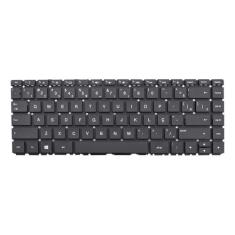Teclado para Notebook bringIT compatível com HP 240 G6 ABNT2, Preto