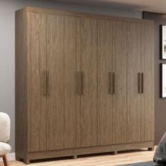 Guarda-Roupa Casal 8 Portas Rp1803 Wood - Decibal