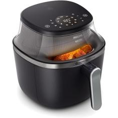 Fritadeira air fryer Digital c/visor, Philips Walita, 7,2L, preta, 110v – NA341