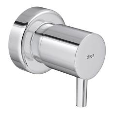 Acabamento para registro de gaveta até 1" e pressão 1/2" e 3/4" Link, Deca, Cromado, 4900.C.PQ.LNK