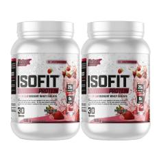 Kit 2X Isofit Protein Premium 900G Nutrex Research-Unissex