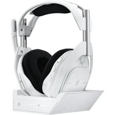 Headset Sem Fio Logitech Astro A50X LIGHTSPEED Base Station, Branco