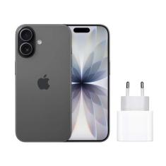 Smartphone Apple iPhone 17 256GB Preto - 5G + Carregador Apple USB-C 2