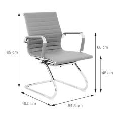 cadeira de escritório interlocutor eames esteirinha ii branca