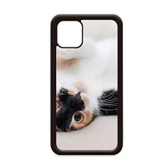 Capa de animal de dormir com listras de gatinho para iPhone 11 Pro Max para Apple Mobile Case