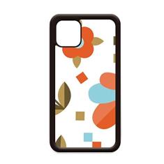 Capa Pixel Flower Plant Paint para iPhone 12 Pro Max para Apple Mini Mobile Case