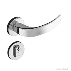 Fechadura Externa Aço Zamac Vic Pado Cromado