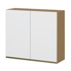 Armário De Cozinha E Lavanderia Com 2 Portas Duplo Aéreo Módulo Suspenso Clara Atacama / Off White Aramóveis Atacama / Off White