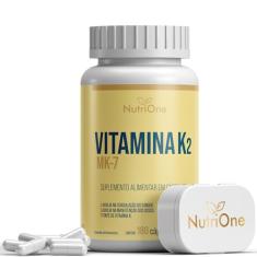 Vitamina K2 Mk7 Menaquinona 180 Capsulas 500mg - Nutrione