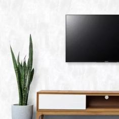 Papel de Parede Adesivo Industrial Cimento Queimado Branco 3m - Colaí 