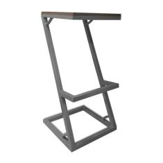 Banco Alto Bistrô Industrial Banqueta Tulum Cozinha Balcão Área Gourme