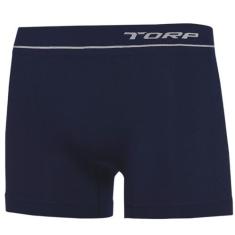 Cueca Boxer Sem Costura Microfibra - Torp, Azul jeans, G