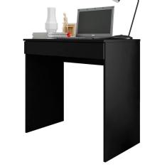 Escrivaninha Para Escritorio Alexia 80 Cm Preto Reajl Preto