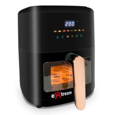 Air Fryer Fritadeira Elétrica Extream 4,5L Preto e Cobre , 127v, Prata