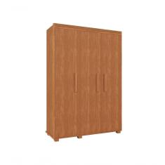 Guarda Roupa Solteiro Belize 3 Portas Pés Madeira Camas Fênix