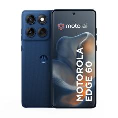 Smartphone Motorola Edge 60 5G - Azul Marinho, 512GB, 24GB (12 GB RAM+12 GB Ram Boost), Câmera Dupla 50MP Sony e Tela de 6.7"