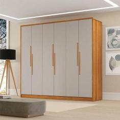 Guarda Roupa Casal Ambiente Córdoba 6 Portas Freijó Maní - Luapa - LUA