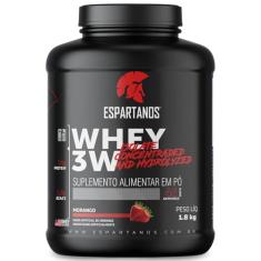 Whey Protein 3W 1,8KG – Espartanos (Morango)
