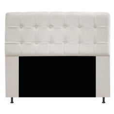 Cabeceira Estofada Mel 160 Cm Queen Size Suede Bege
