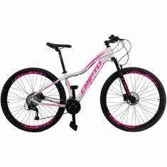 Bicicleta Aro 29 Cripto 24v Shimano Fr. Hidraulico Trava/K7, Branco, R