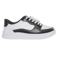 Tênis Casual Infantil Menina Molekinha 2575.107 Cadarço Branco-Feminino