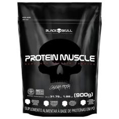 Protein Muscle Refil 900G - Black Skull