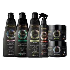 Kit Arvensis Cachos Naturais Crespos E Crespíssimos 6 Itens