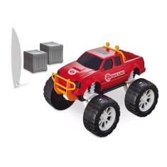 Brinquedo Carrinho Monster Caminhonete Bombeiro Rescue Team