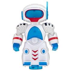 Brinquedo Robô Bate e Volta Infantil Com Luz Som