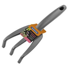 Ancinho Com 3 Dentes Para Jardinagem Tramontina Em Plastico Grafite