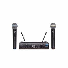 Microfone sem fio Duplo UHF Dylan DW-602