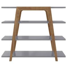 Aparador Buffet Retrô 4 Prateleiras Loft - Líder Design