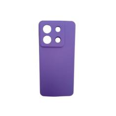 Capa Veludo + Pelicula Hidrogel Compatível Para Poco X6 Pro - DB, Roxo