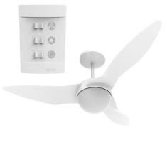 Ventilador De Teto Aliseu Terral Branco Controle De Parede, 110V