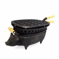 Churrasqueira Porquinho de Ferro Fundido - Fundição Alfa