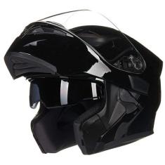 Capacete de motocicleta ILM 902 Dual Visor Flip up Modular DOT S